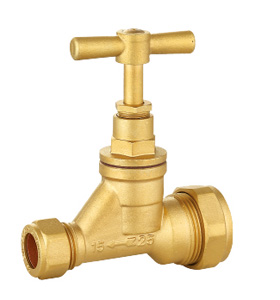 Brass stop valve ssf-40050