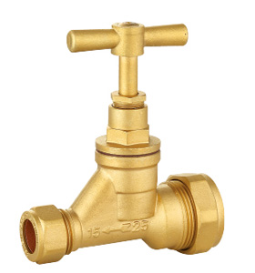 Brass stop valve ssf-40060